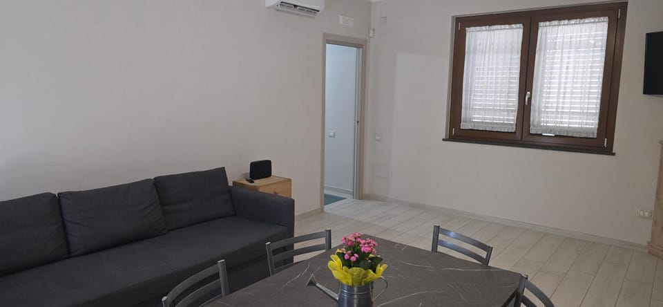 Living room, Seating area, Dining area, air conditioner