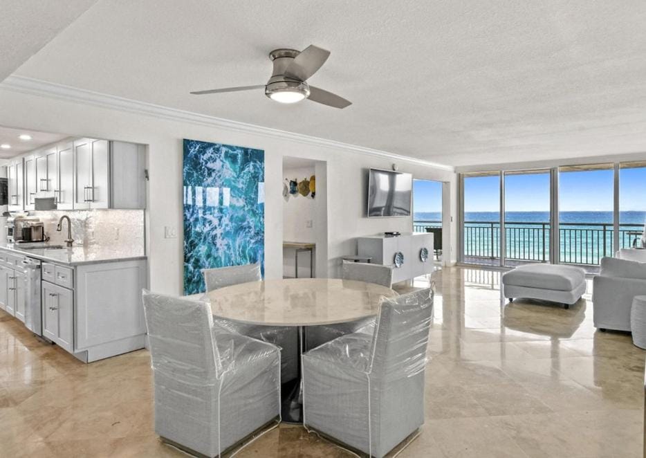 Direct Oceanfront Two Bedroom Condo at The Barclay Apartment in South Palm Beach
