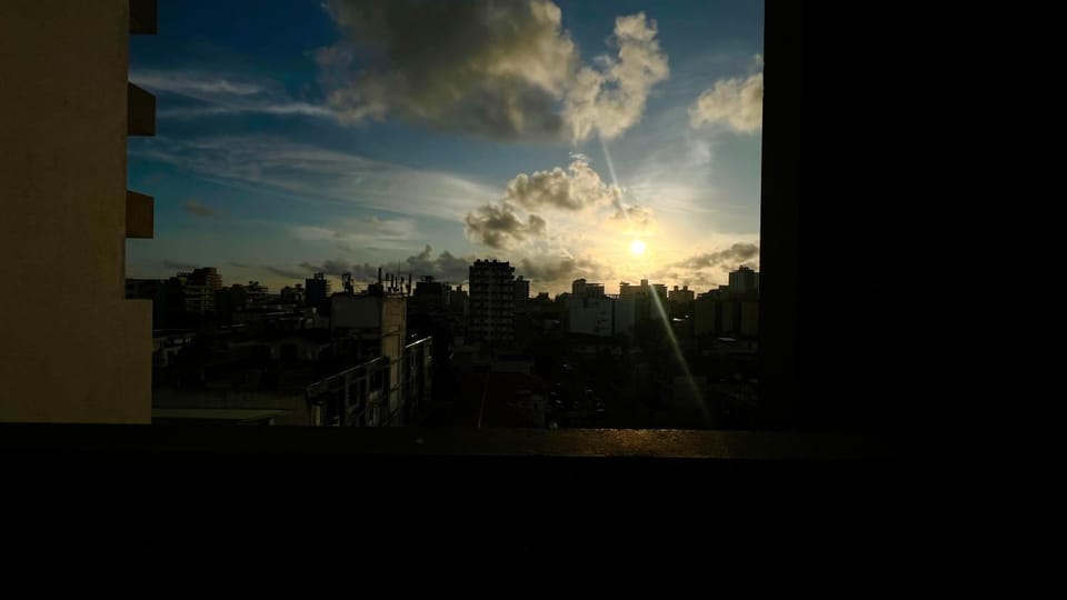 Day, City view, Sunrise, Sunset