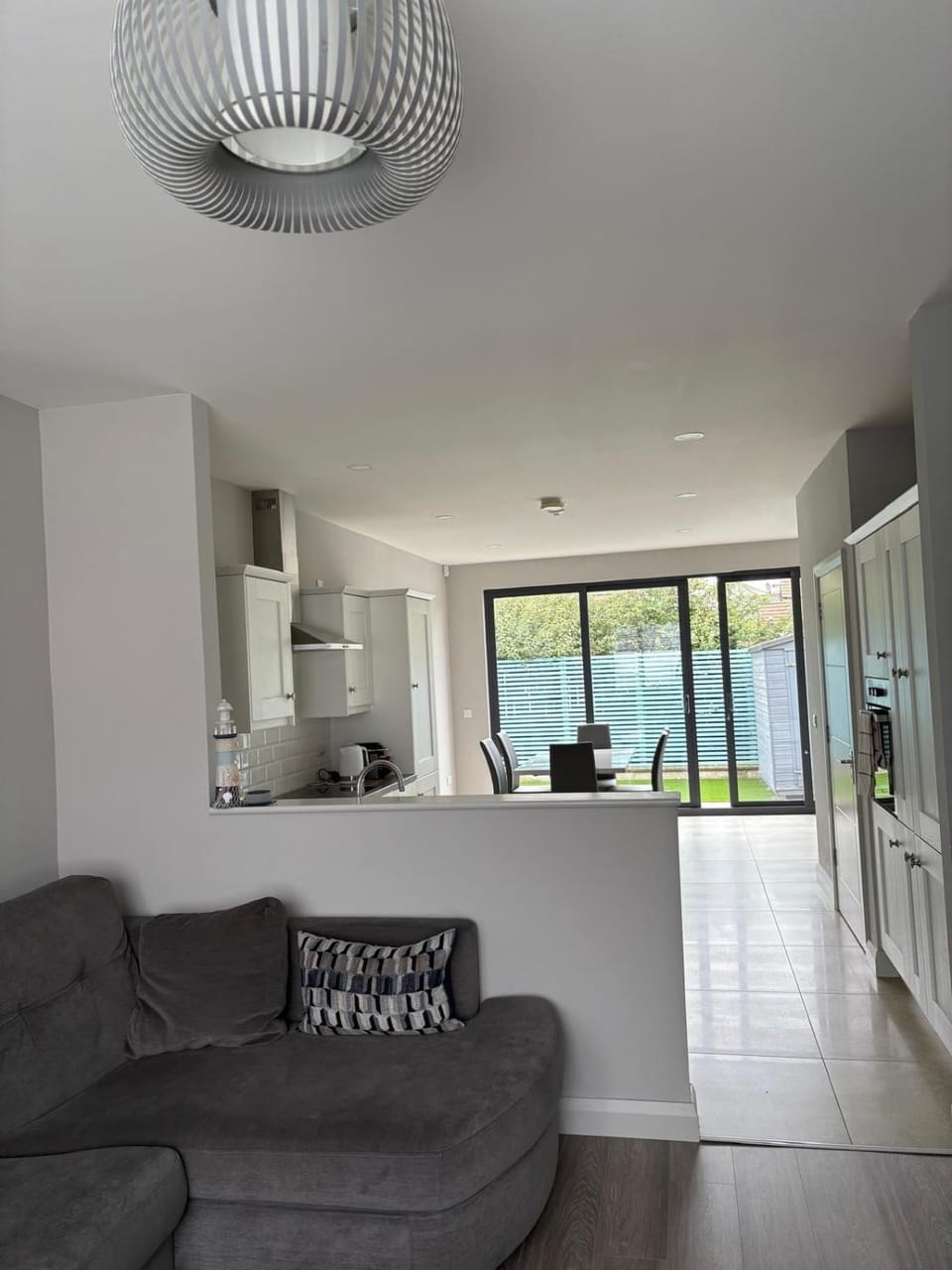 Kitchen or kitchenette, Living room, Dining area