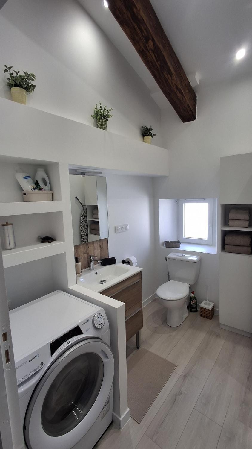 Toilet, Bathroom, washing machine