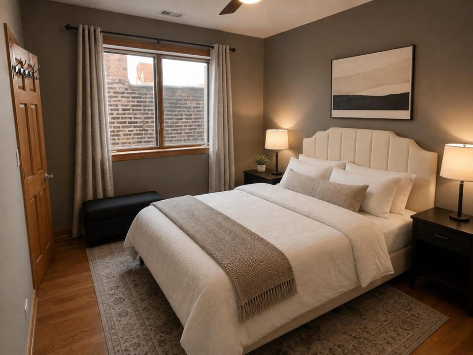 Bed, Bedroom