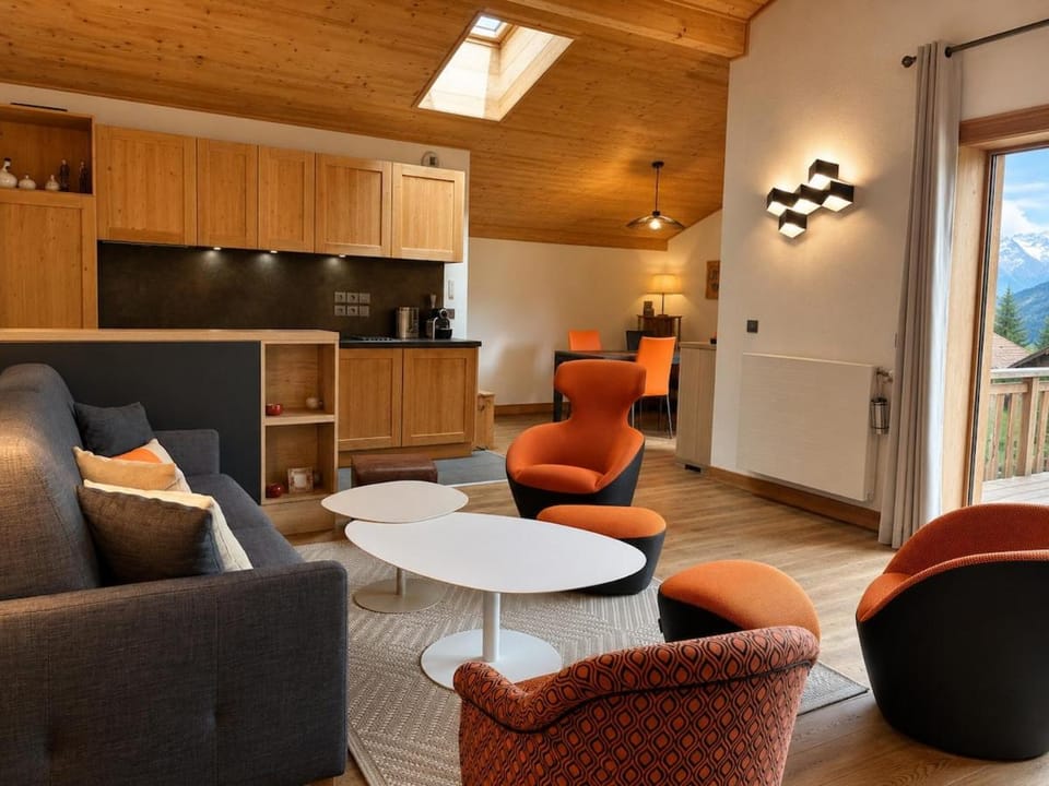 Mountain view, center of Combloux, balcony Apartment in Combloux