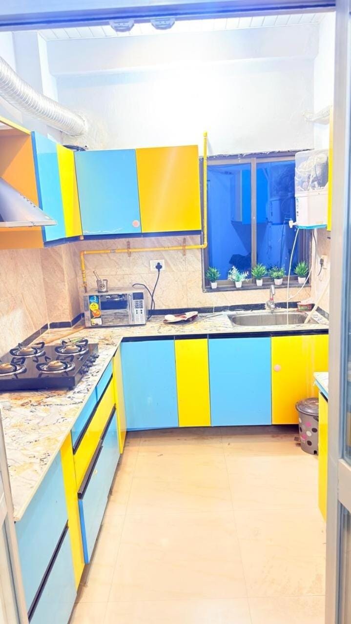Homely 2BHK with Kitchen & Fitness Corner Apartment in Varanasi