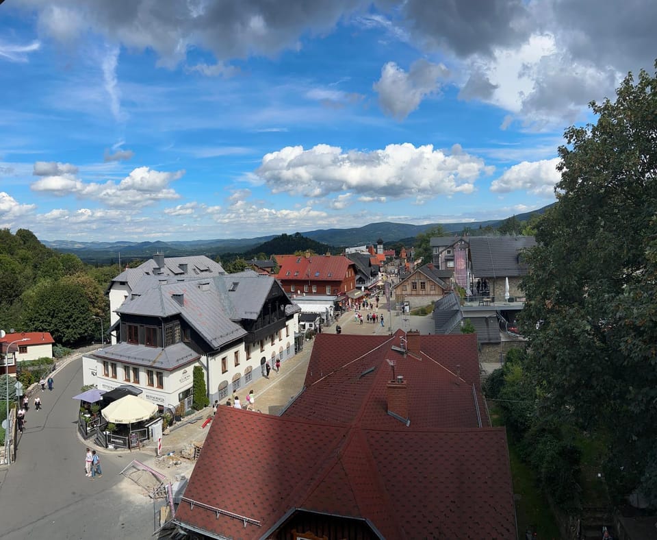 Neighbourhood, City view, Mountain view, Street view
