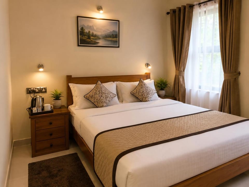 Photo of the whole room, Bedroom
