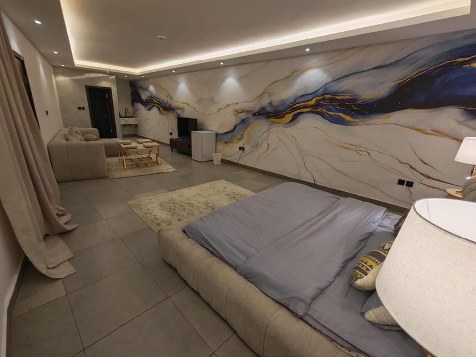 Large studio with sea views and Jeddah Tower, with a beach for swimming Apartment in Jeddah