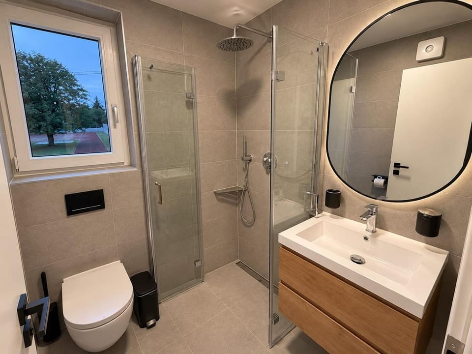 Shower, Toilet, Bathroom, towels