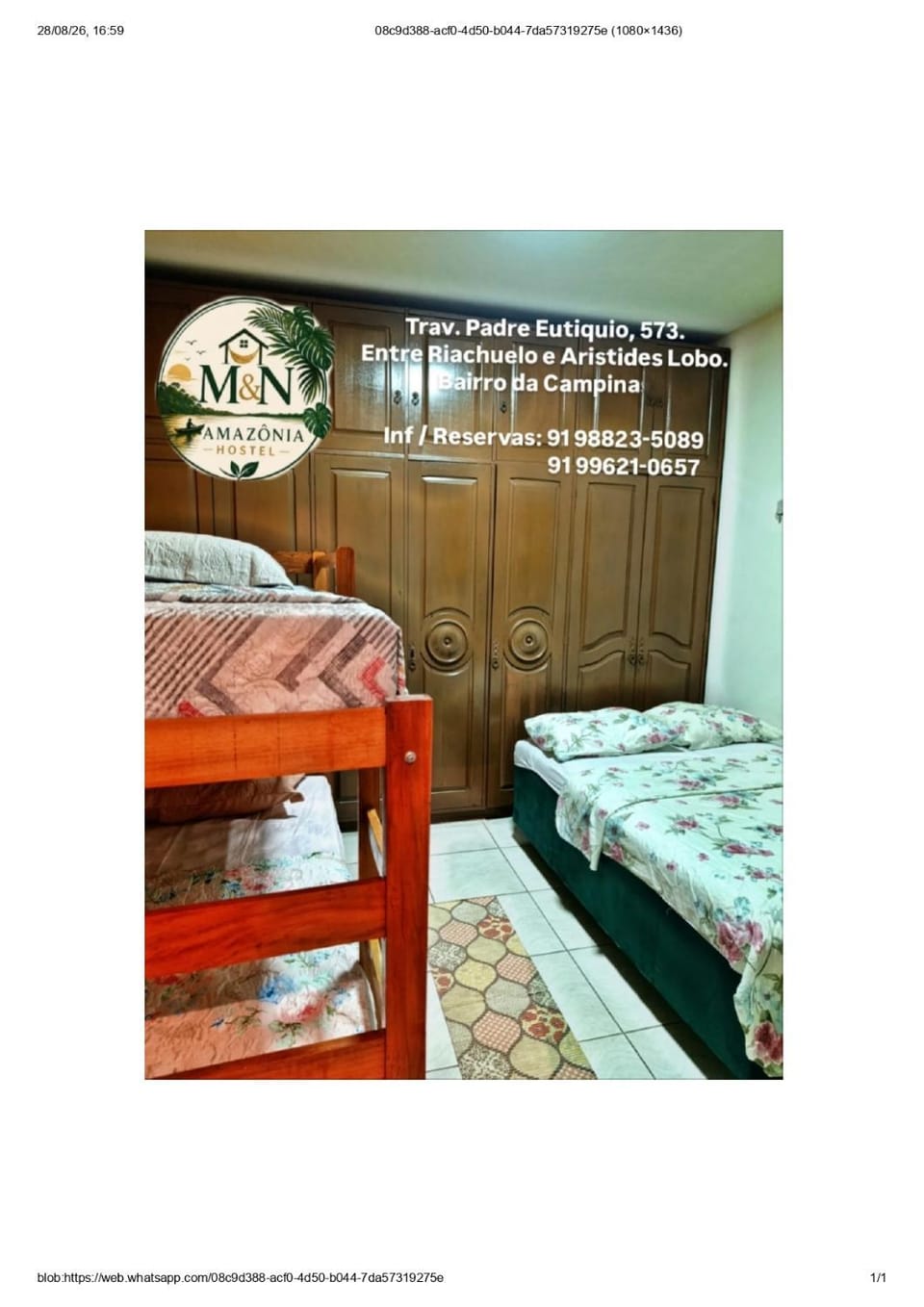 M&N Amazônia Hostel Hostel in Belém