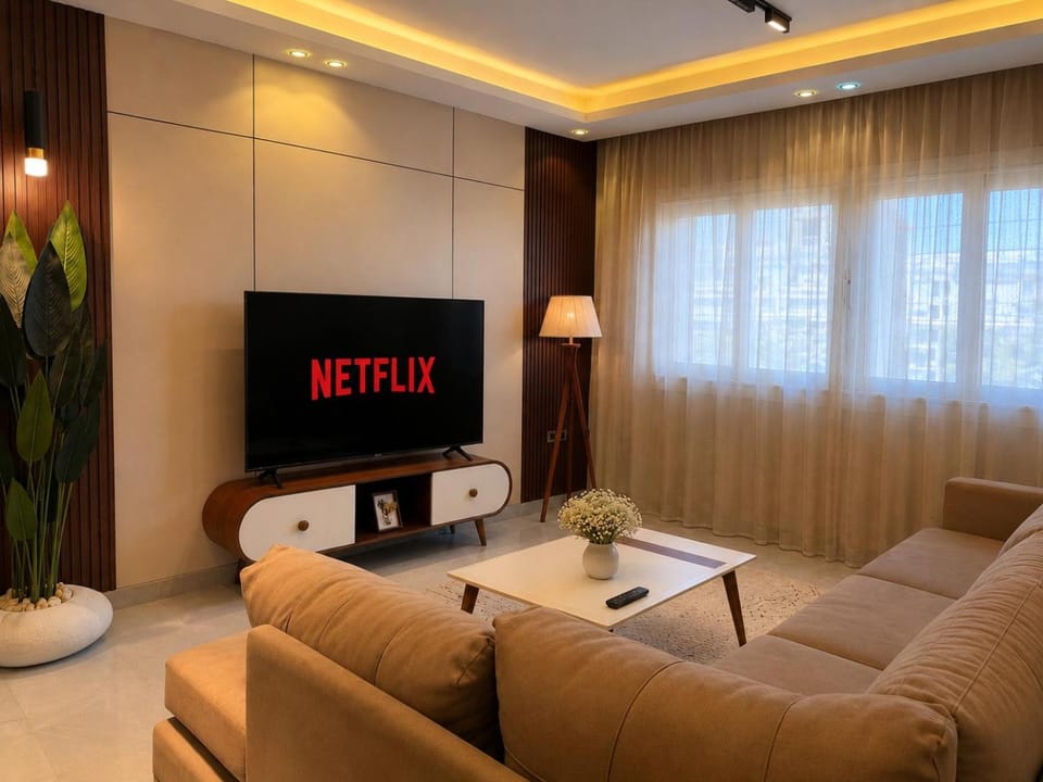 شقة هادئة اطلالة مسبح و لاند سكيب في ماونتن فيو Apartment in New Cairo City