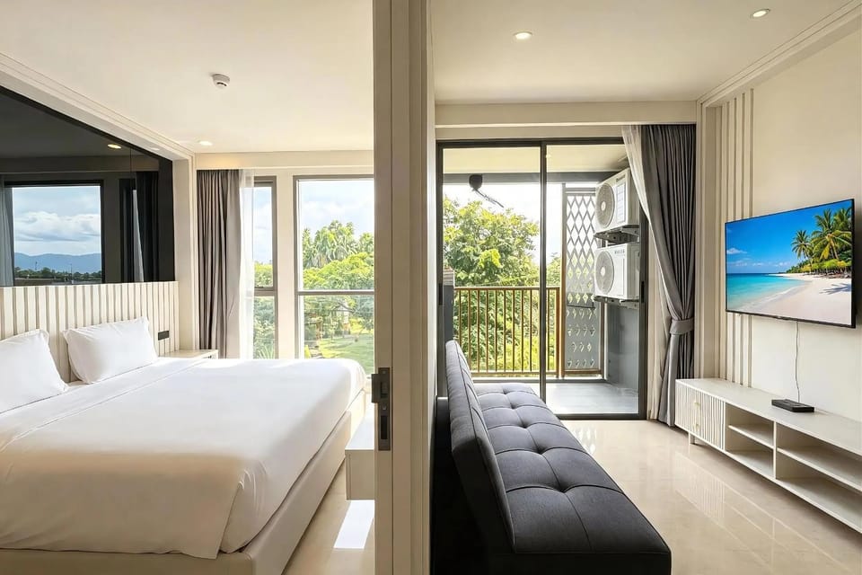 Living room, Seating area, Bedroom