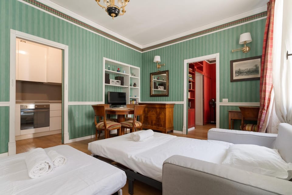 Bed, Living room