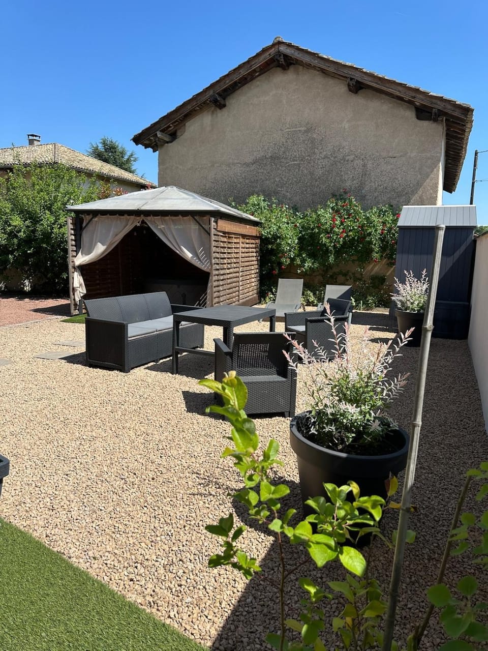 Patio, Spring, Garden, sunbed