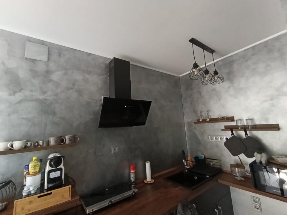 Coffee/tea facilities, Kitchen or kitchenette, stove, toaster