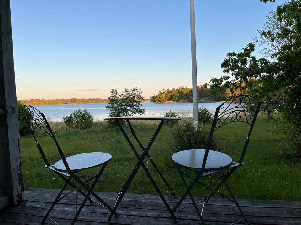 Patio, Natural landscape, Sea view