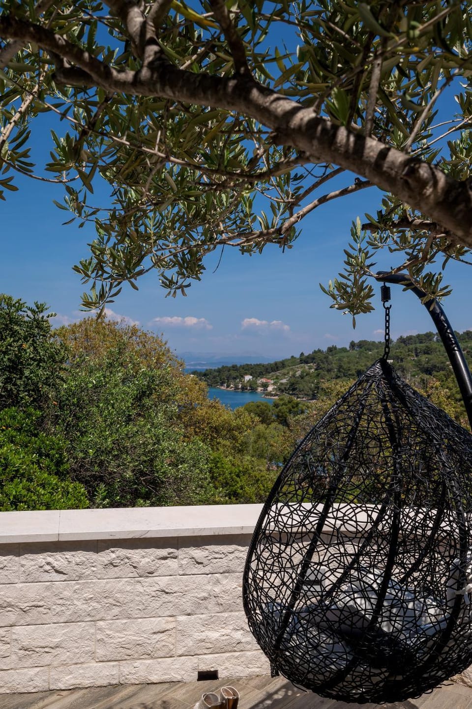 Uniquely designed Villa Ivana with outdoor Jacuzzi nearby the pebble Banje beach at the Island of Solta Villa in Split-Dalmatia County