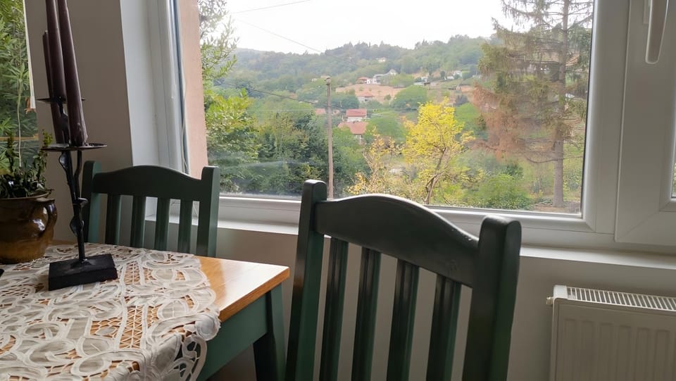 Natural landscape, Dining area, Mountain view