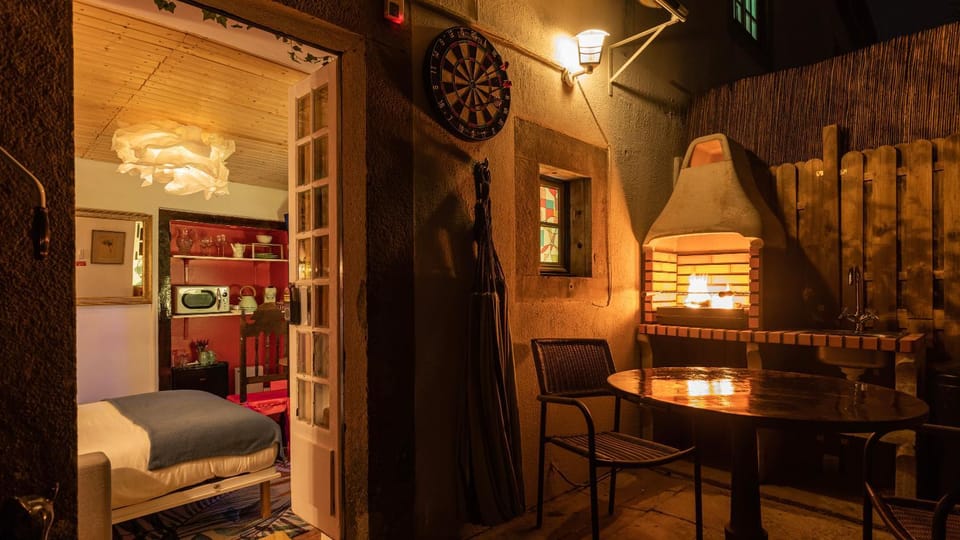Night, BBQ facilities, Garden, Dining area