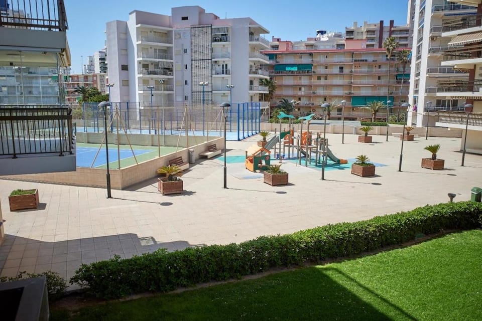 OCEAN VIEWS 1ST BEACH LINE family Apartment in Safor