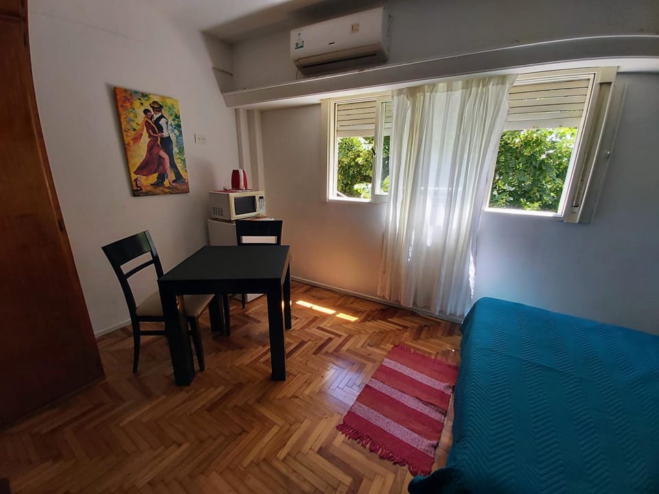 Dining area, air conditioner