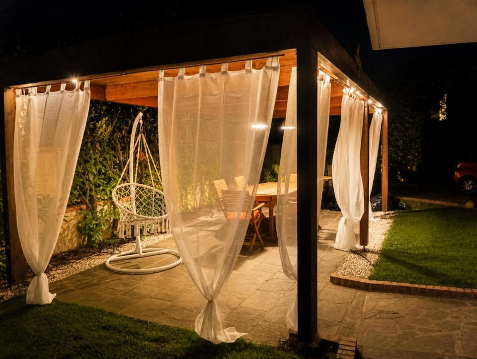 Night, Garden, Garden view