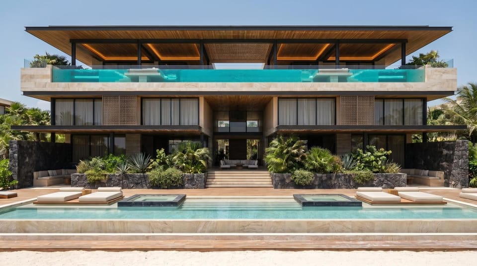 Indium Durrat All-Inclusive Oceanfront Villa in Tulum Villa in State of Quintana Roo