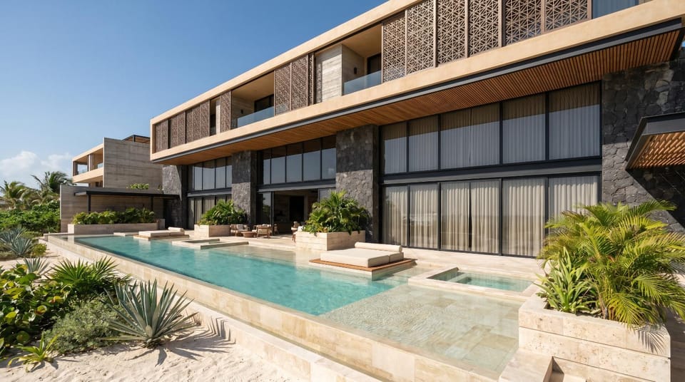 Indium Durrat All-Inclusive Oceanfront Villa in Tulum Villa in State of Quintana Roo
