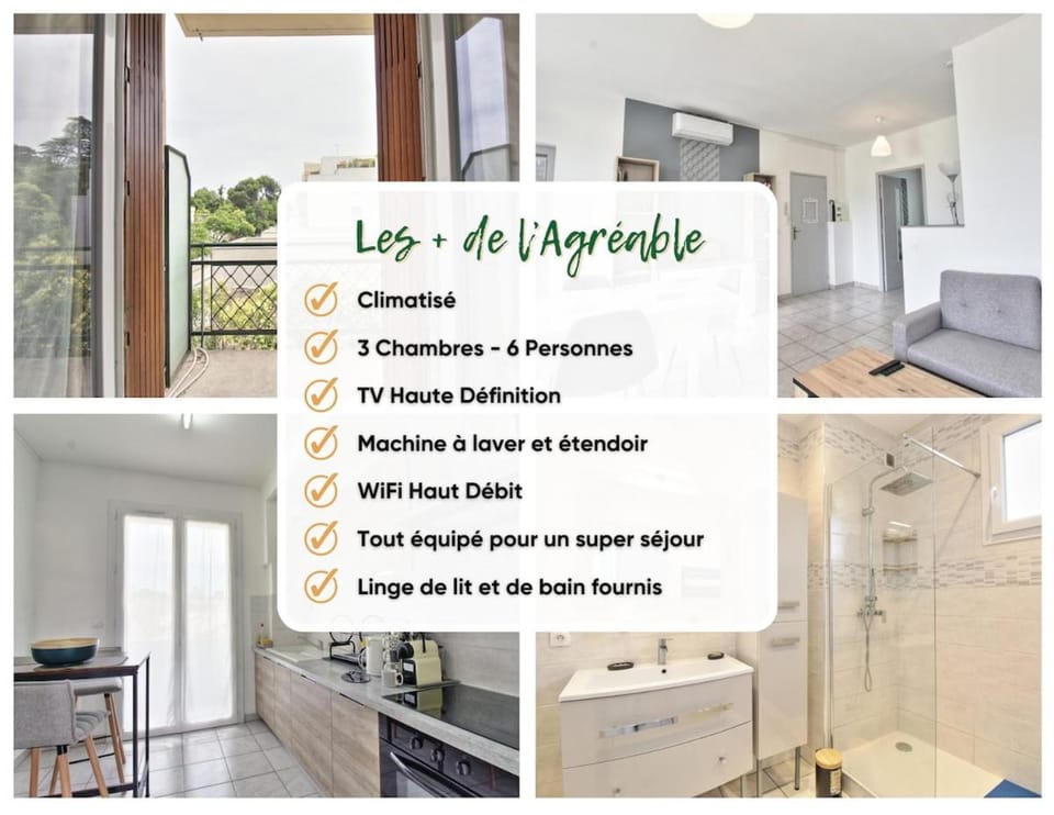 L'agréable appartement Proche parking et clim Apartment in Nimes
