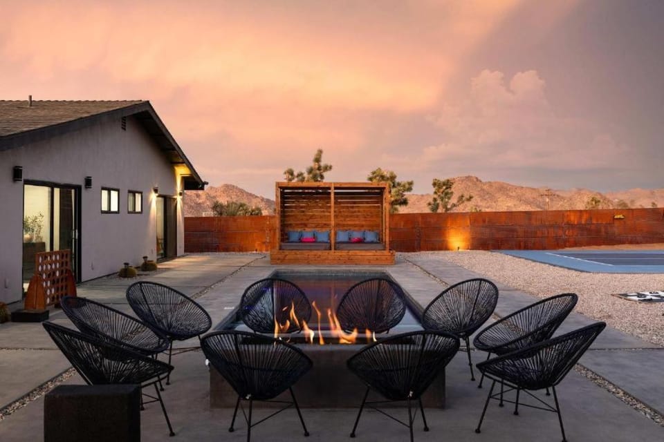 JT LUXE Compound - Pool Spa Lit Pickle Sauna Dome House in Joshua Tree