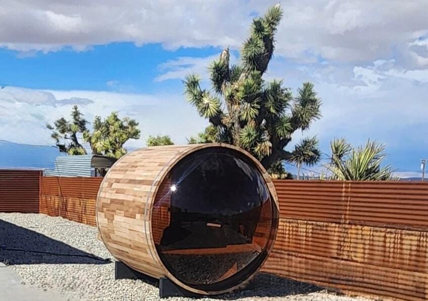 JT LUXE Compound - Pool Spa Lit Pickle Sauna Dome House in Joshua Tree