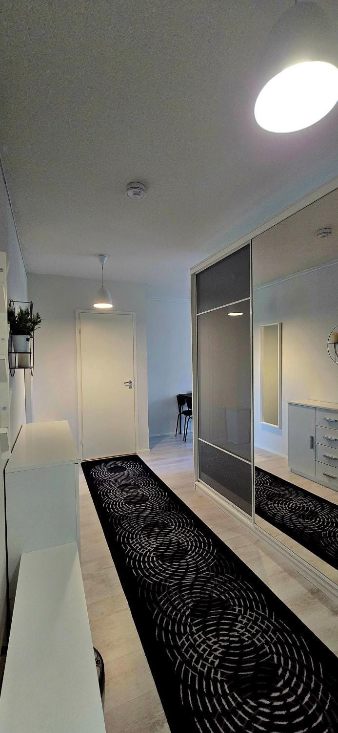 Photo of the whole room, wardrobe