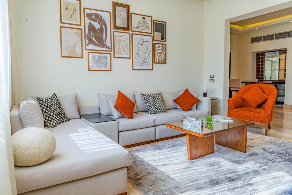 Living room, air conditioner