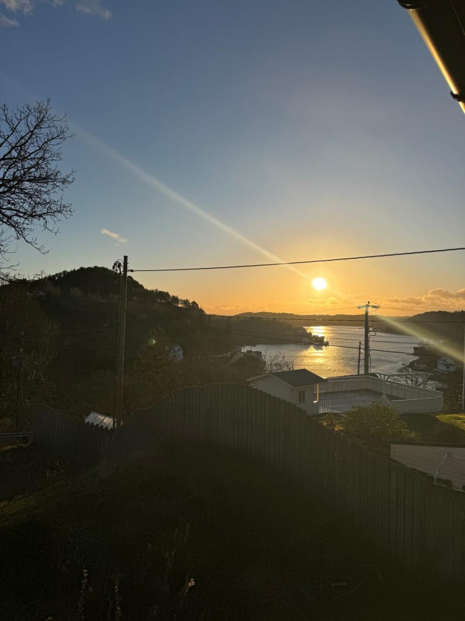 Natural landscape, Lake view, Sunset