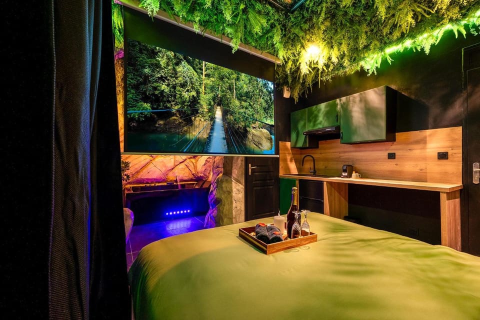 Bed, Natural landscape, Massage, Spa and wellness centre/facilities, Photo of the whole room, Bedroom