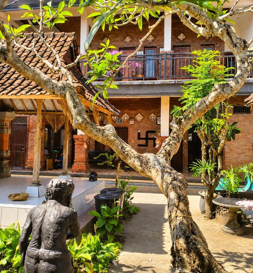 Property building, Garden view
