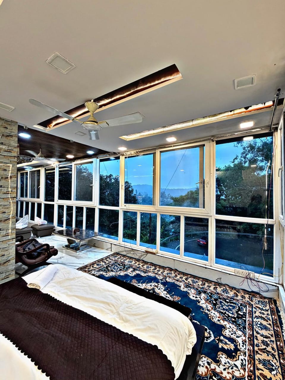 The Glasshouse Mountain View Private Theatre Apartment in Uttarakhand