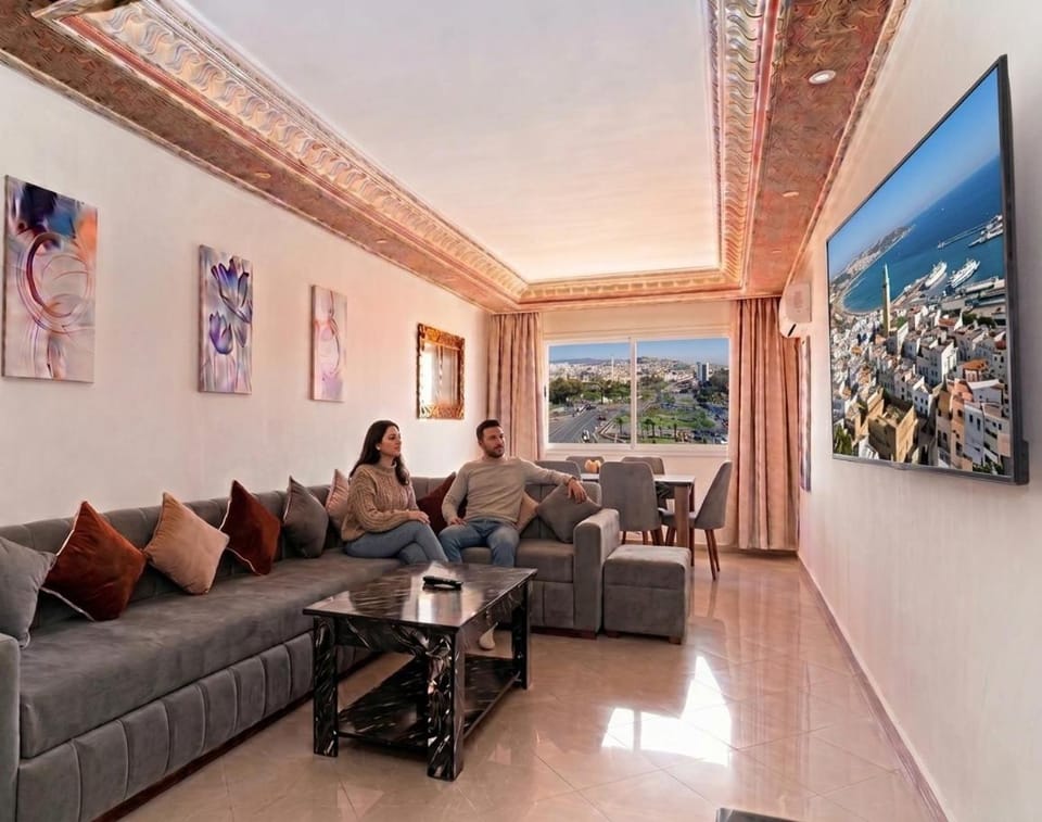 Space and comfort in Tangier Heart Apartment in Tangier
