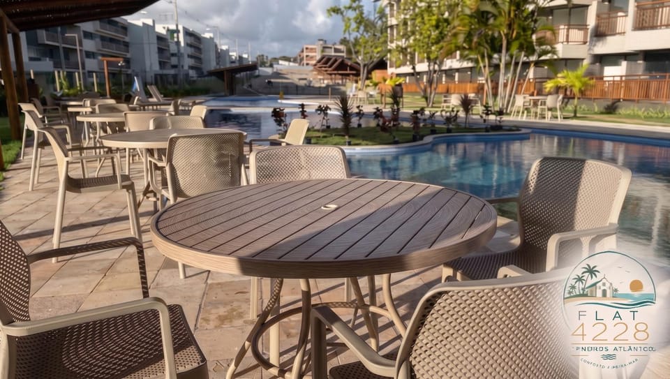 Patio, Day, Pool view