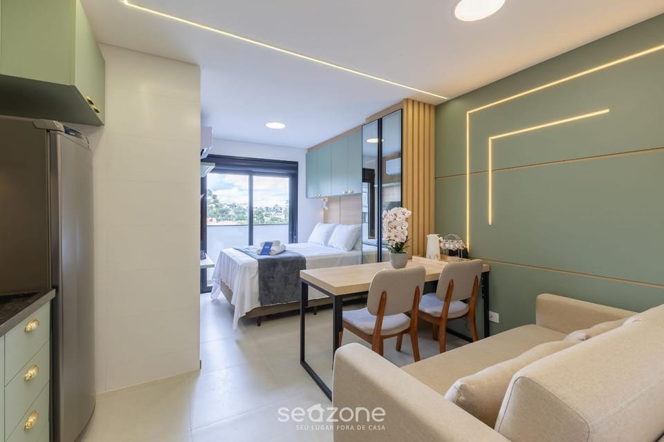 Living room, Dining area, Bedroom