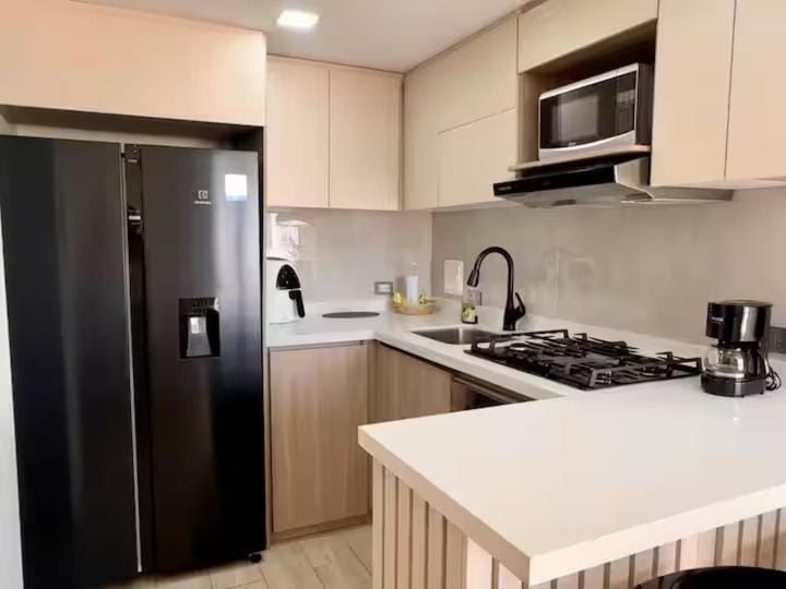 Lujo y confort frente clínicas con AC y Balcón Apartment in Floridablanca