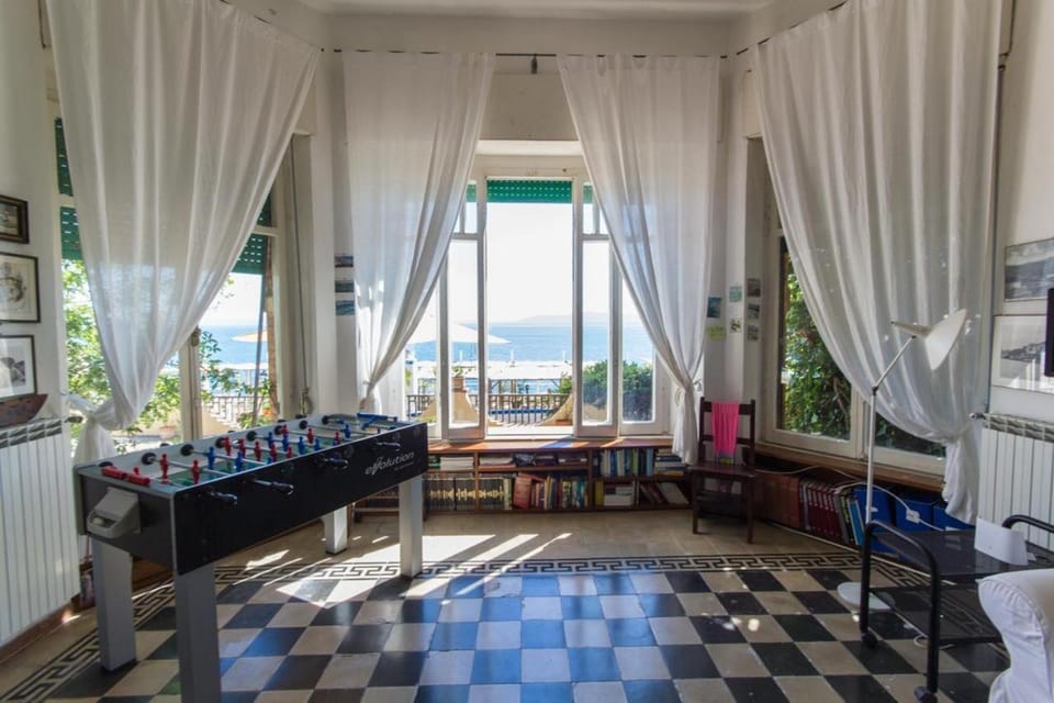 Living room, Seating area, Sea view
