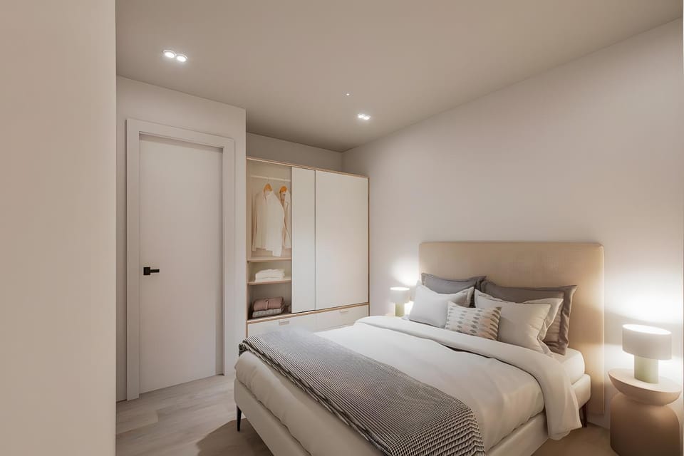 Living room, Bedroom