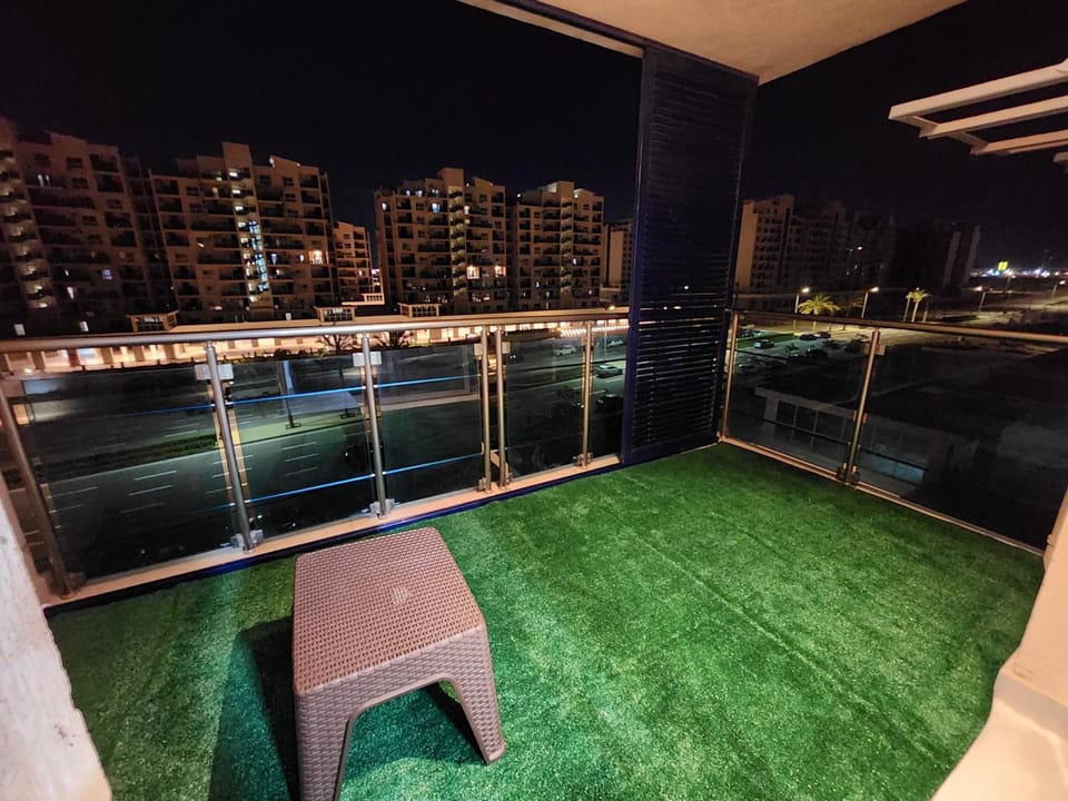 Night, View (from property/room), Balcony/Terrace