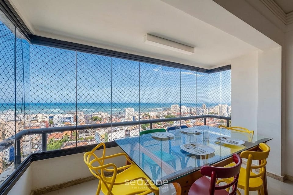 Balcony/Terrace, Dining area, City view, Sea view