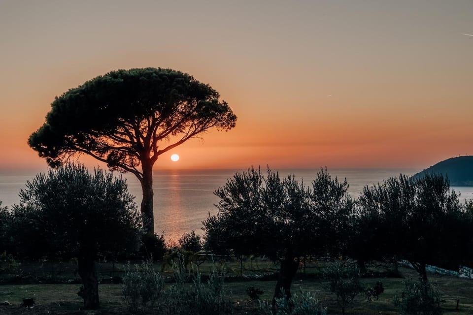 Nearby landmark, Natural landscape, Sea view, Sunset