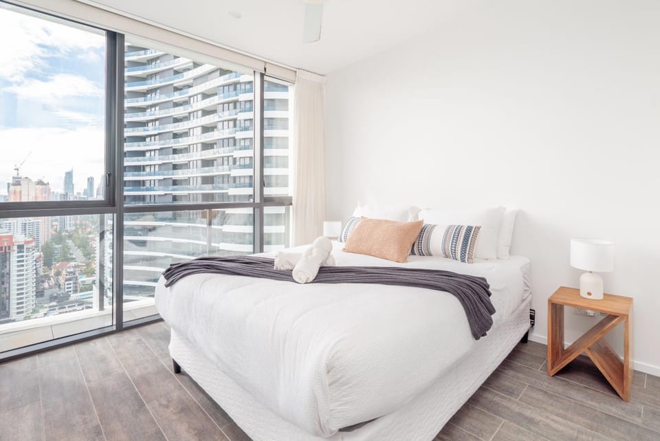Bed, View (from property/room), Photo of the whole room, Bedroom, towels