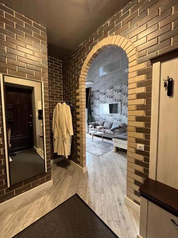 Property building, towels