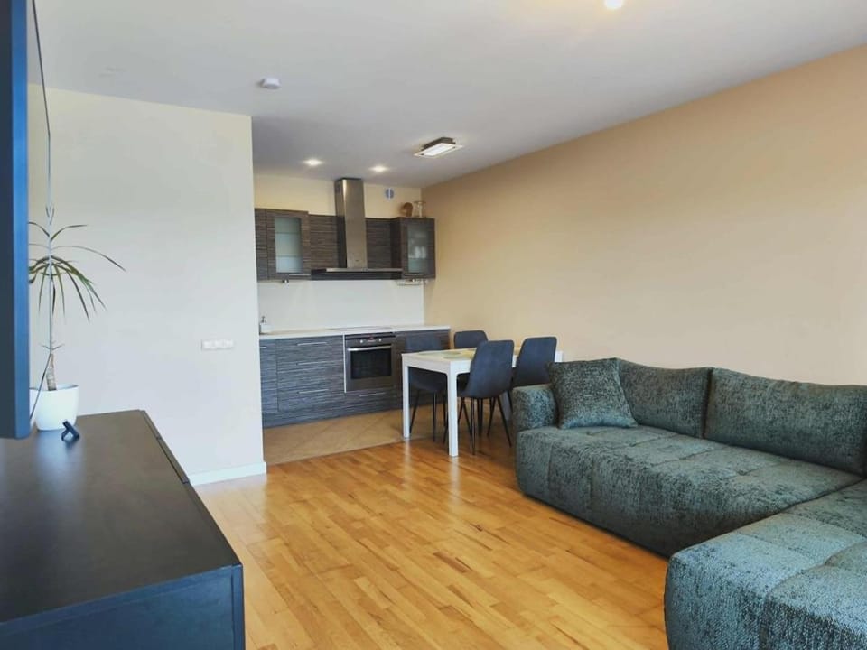 Kitchen or kitchenette, Living room, Dining area
