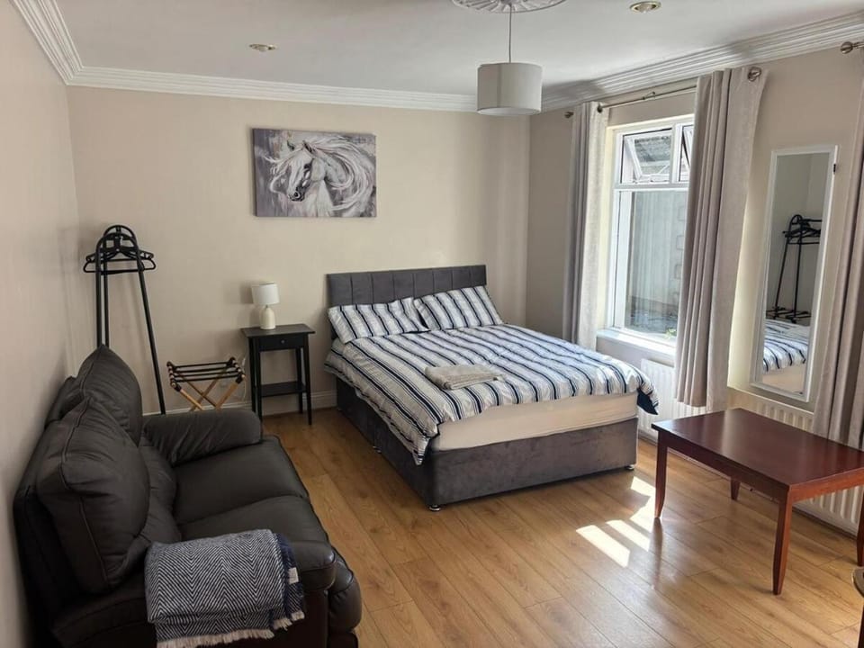 Bed, Living room, Photo of the whole room, Seating area, Bedroom
