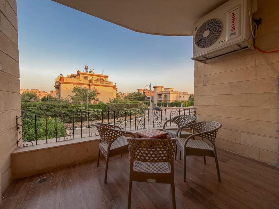 Patio, Day, View (from property/room), Balcony/Terrace, Living room, Seating area, Dining area